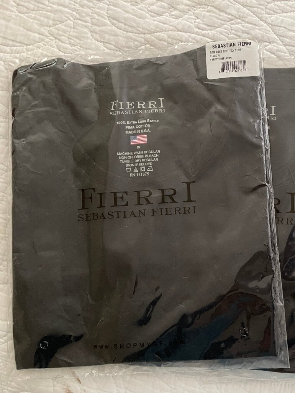 Sebastian Fierri Black Short Sleeve T-Shirts- THREE
